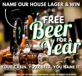 Name the House Beer Competition – Win Free Beer for a Year! Entries close 21 August!